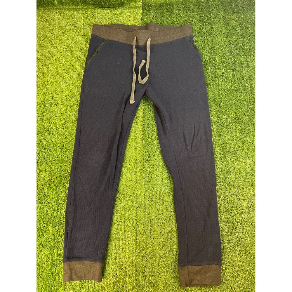 Jos A Bank Mens Waffle Knit Jogger Pants Navy Blue Olive Green Size Large L